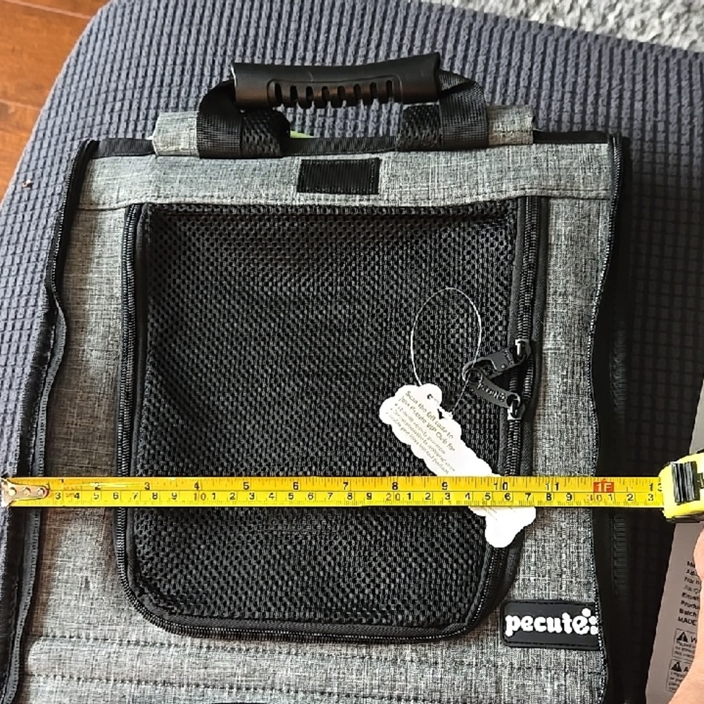 Pet Expandable Backpack Carrier with Mesh Window For Cat Or Small Dog - Picture 3 of 6
